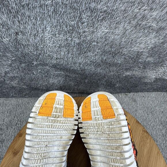 New Balance WX99IG Shoes Womens Size 8 Orange Yellow Black Floral Flexonic 2016 - Picture 8 of 9